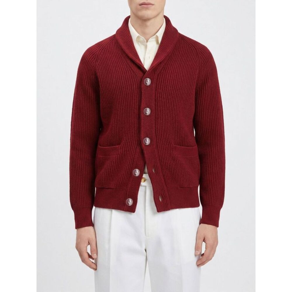Brunello Cucinelli Sweater Men Cherry
